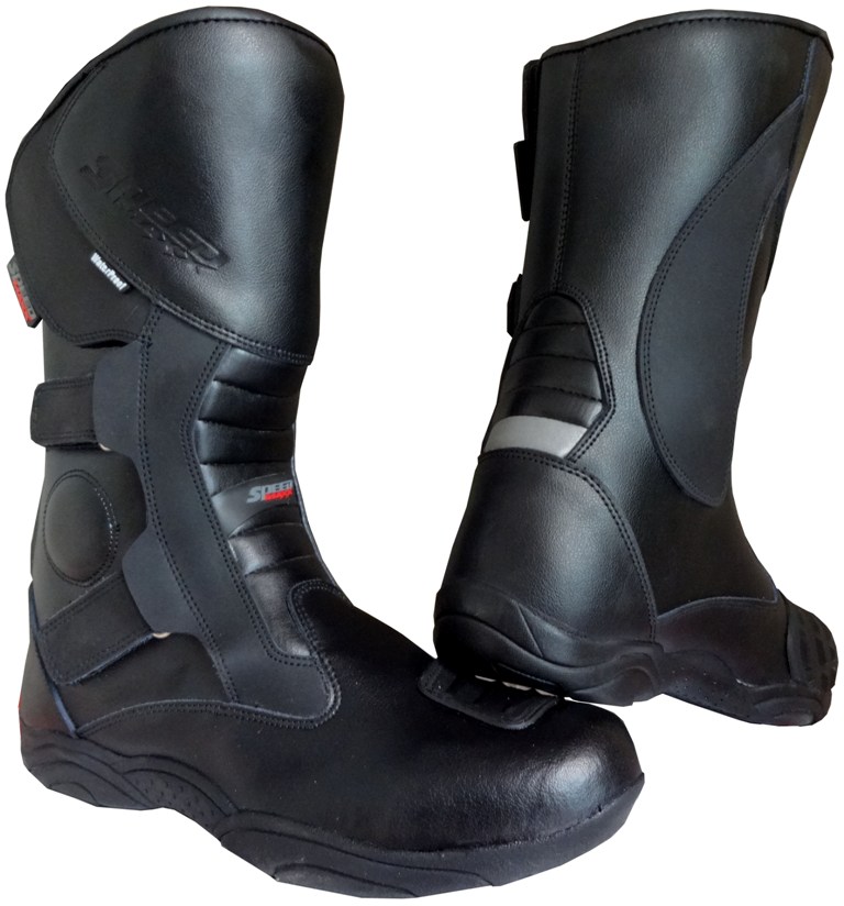 BLACK HAWK HIGH TECH MOTORBIKE TOURING LEATHER BOOTS