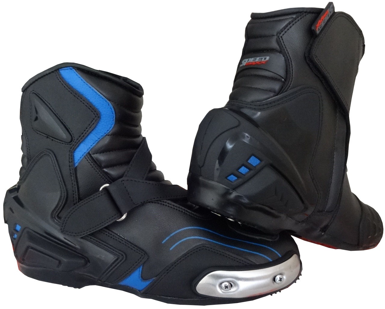 REAL LEATHER HIGH TECH MENS MOTORBIKE BOOTS