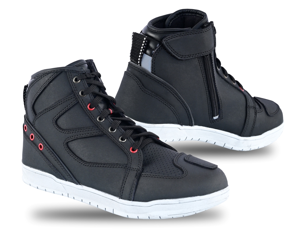 Speed Maxx CE Casual Sneaker Pure Leather Motorcycle Boots